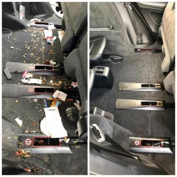 Curatam tapițerii interioare auto